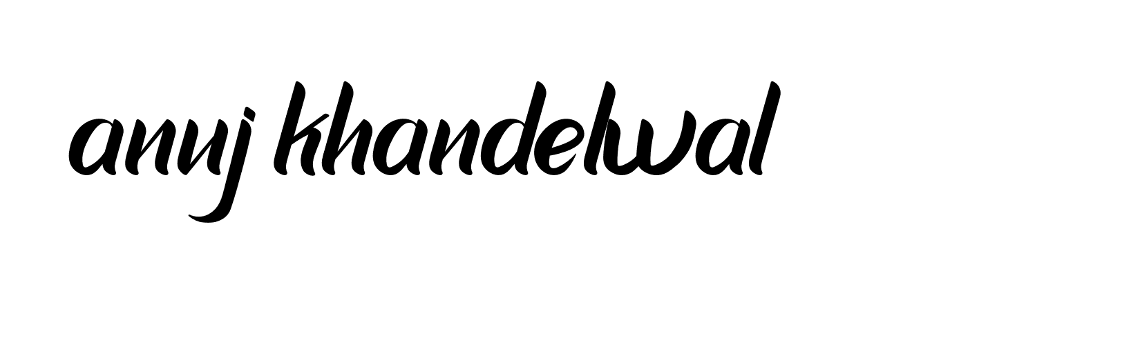 Signature of anuj-khandelwal-