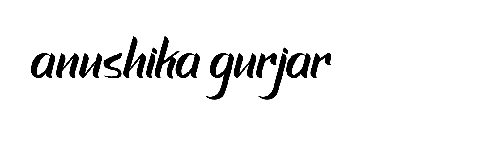 Signature of anushika-gurjar