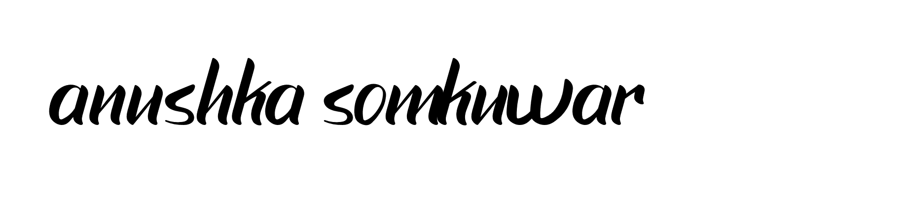 Signature of anushka-somkuwar-