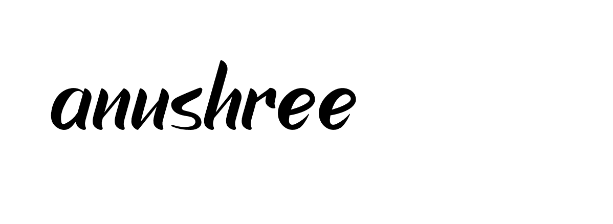 Signature of anushree