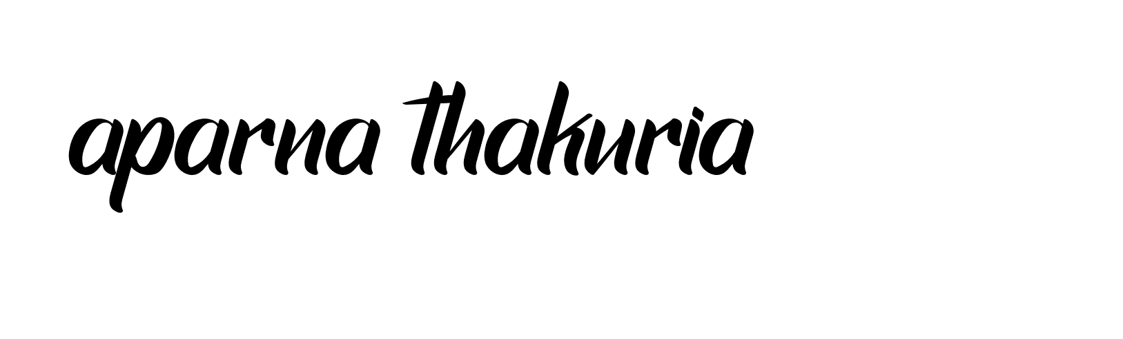 Signature of aparna-thakuria-