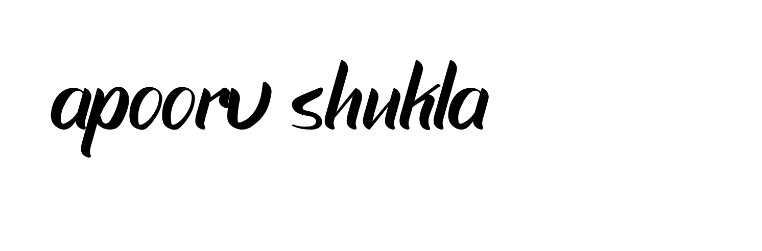 Signature of apoorv-shukla-