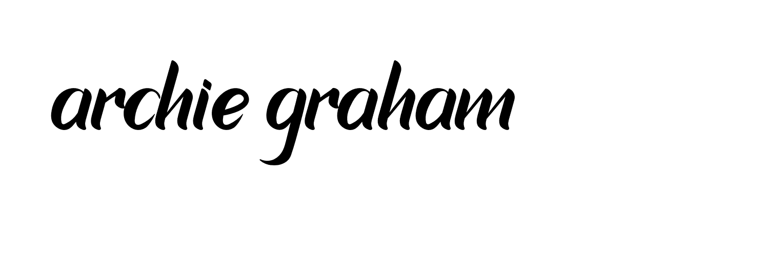 Signature of archie-graham