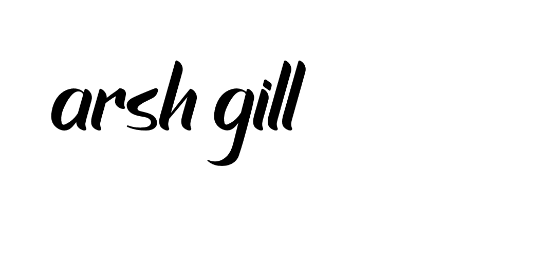 Signature of arsh-gill