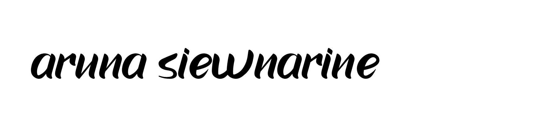 Signature of aruna-siewnarine-