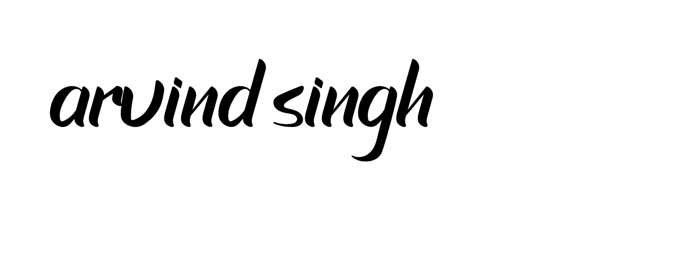 Signature of arvind-singh