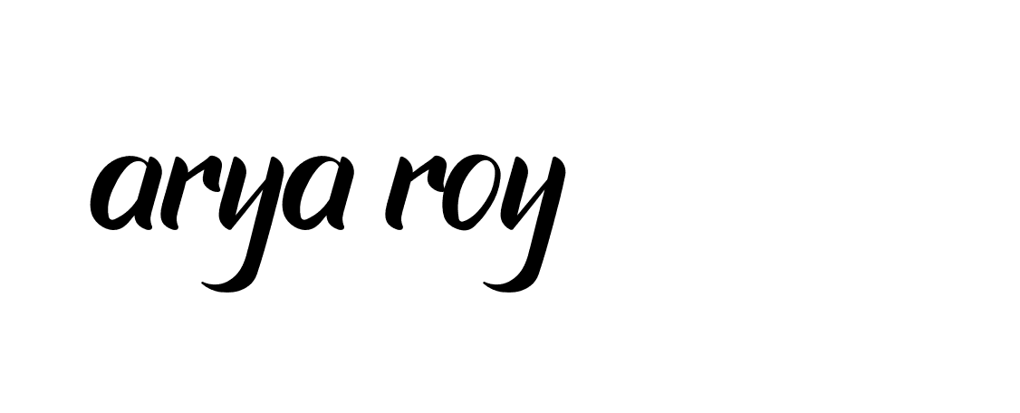 Signature of arya-roy