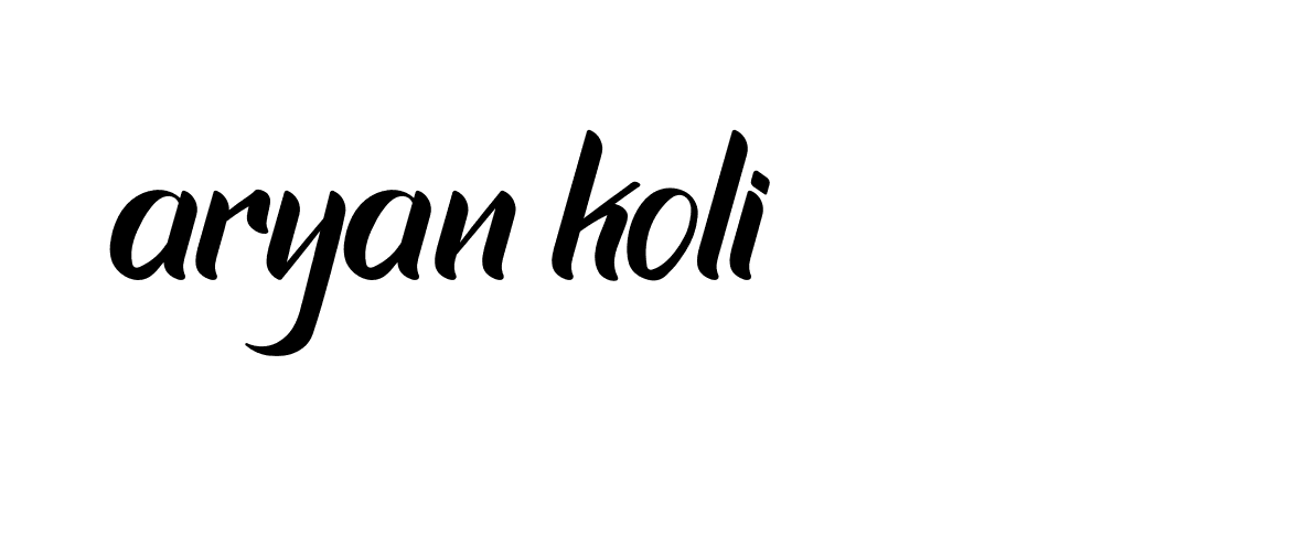 Signature of aryan-koli