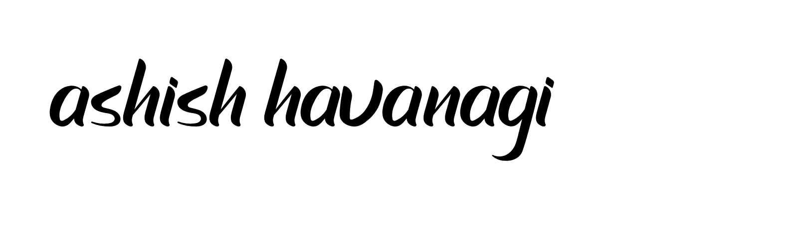 Signature of ashish-havanagi