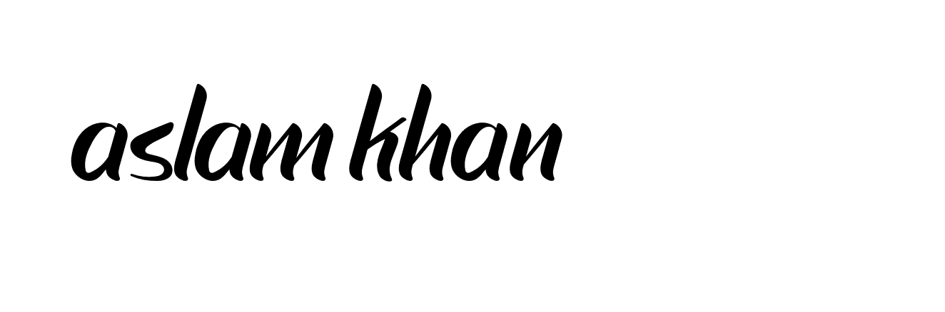 Signature of aslam-khan-