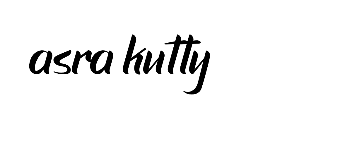 Signature of asra-kutty