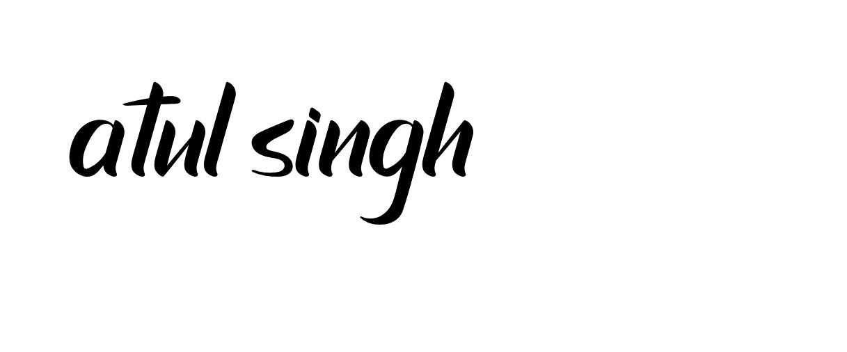 Signature of atul-singh-