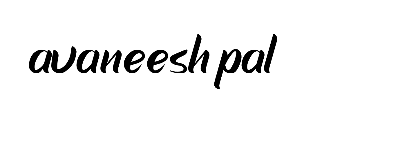 Signature of avaneesh-pal