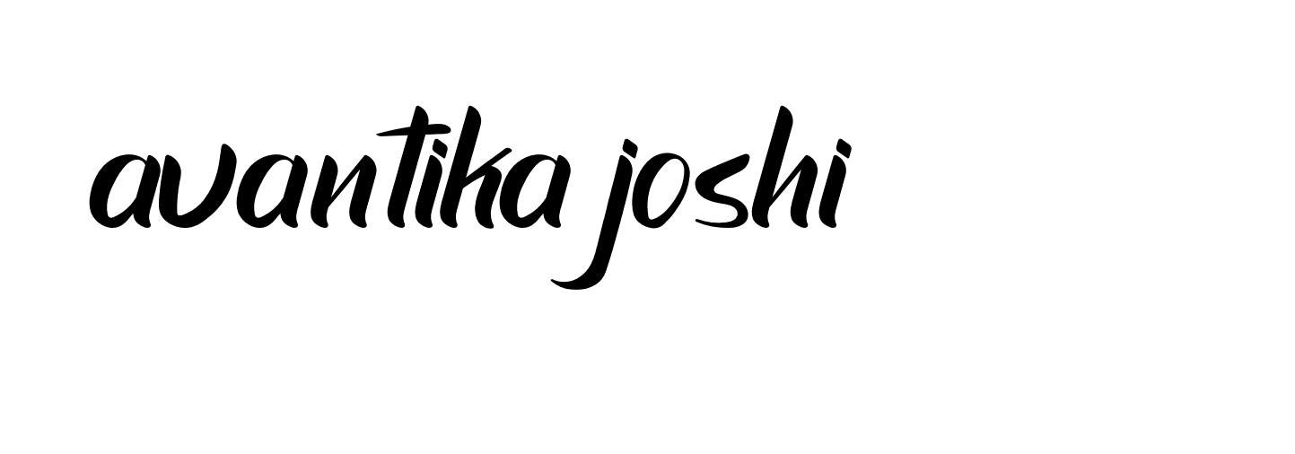 Signature of avantika-joshi