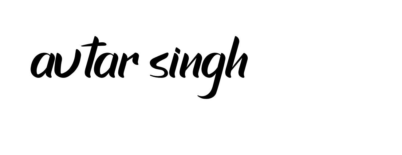 Signature of avtar-singh