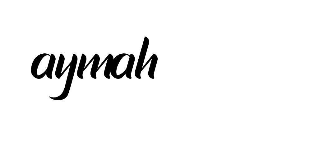 Signature of aymah