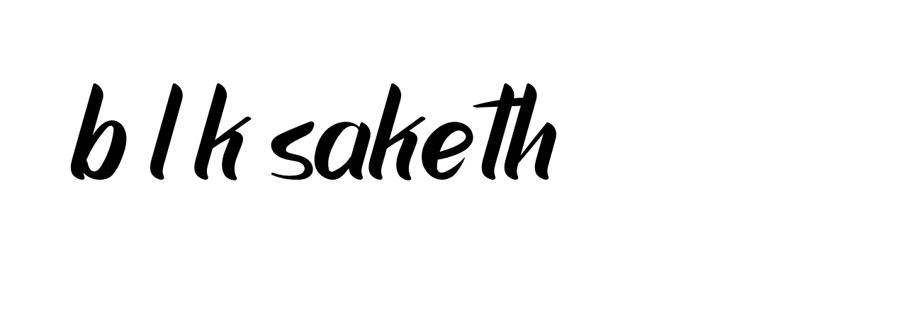 Signature of b-l-k-saketh