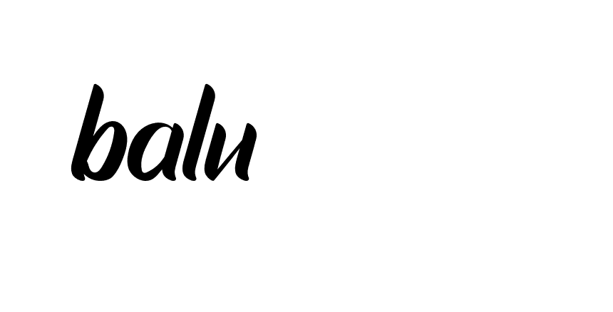 Signature of balu