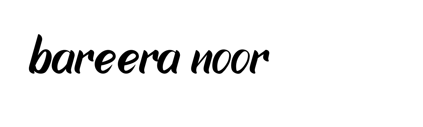 Signature of bareera-noor-