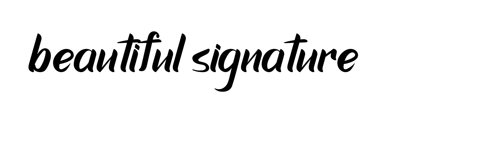 Signature of beautiful-signature