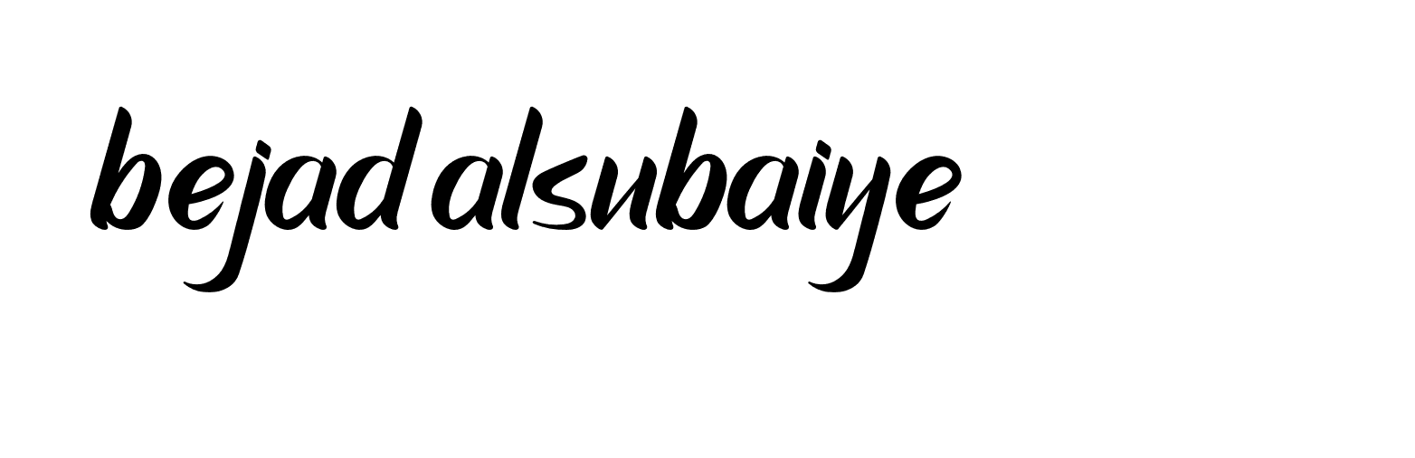 Signature of bejad-alsubaiye