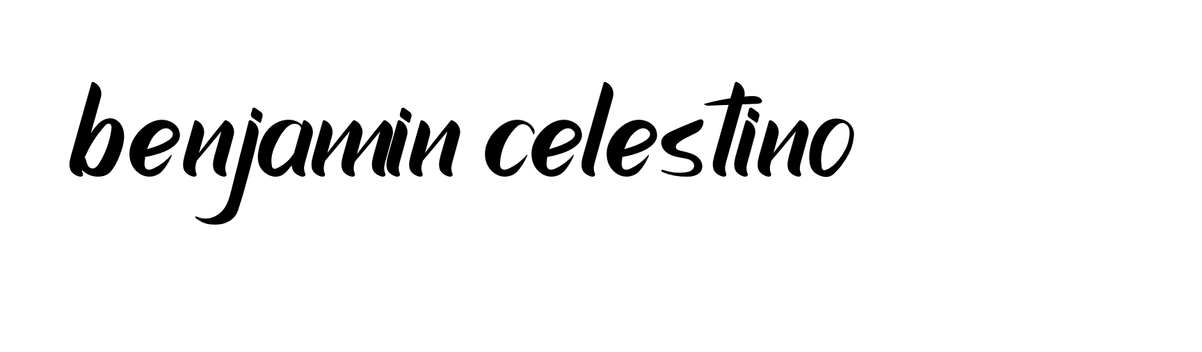 Signature of benjamin-celestino