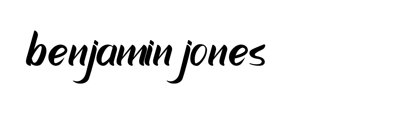 Signature of benjamin-jones