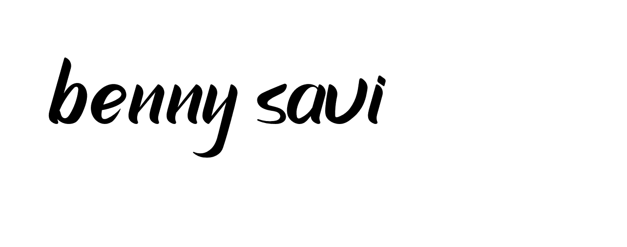 Signature of benny-savi