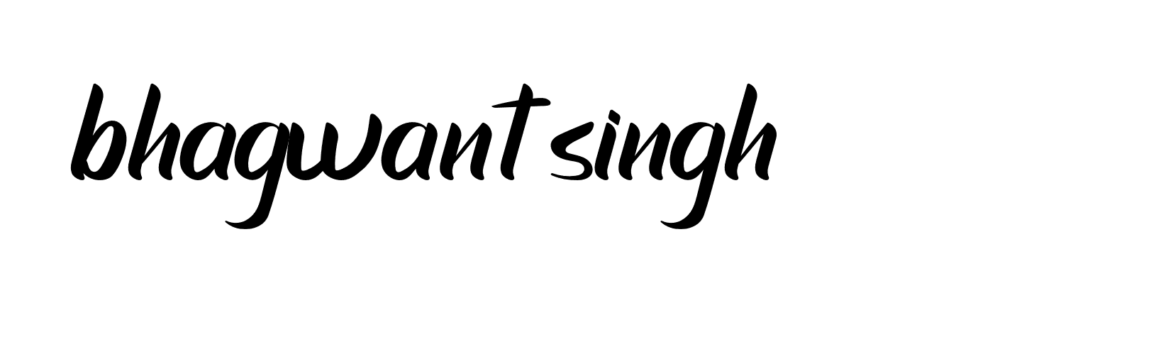 Signature of bhagwant-singh-