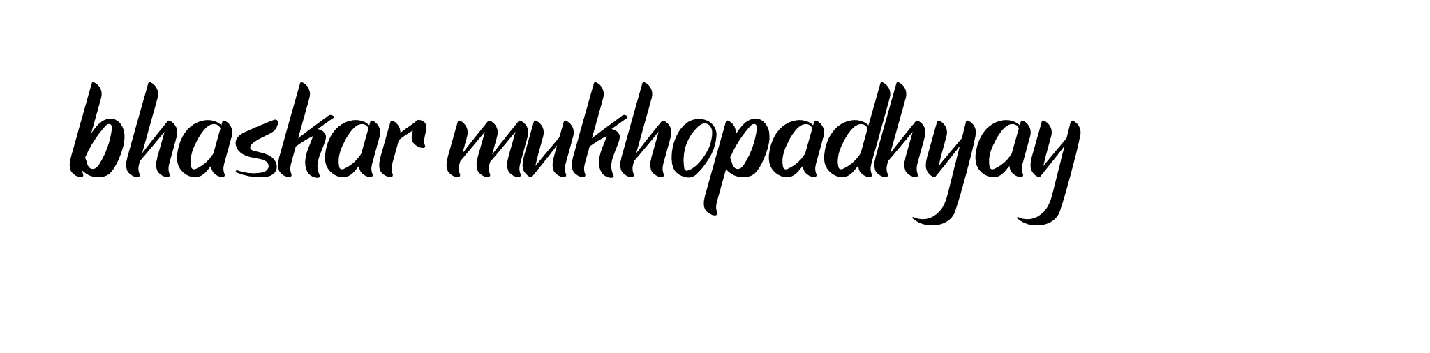 Signature of bhaskar-mukhopadhyay