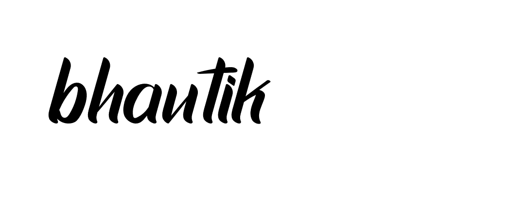 Signature of bhautik