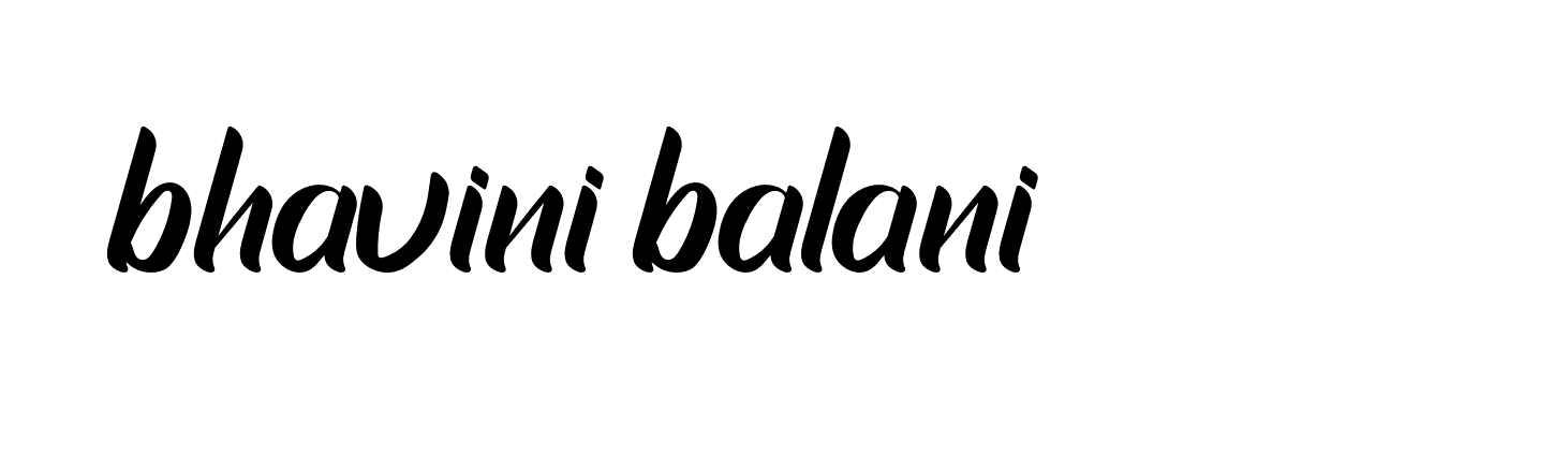 Signature of bhavini-balani