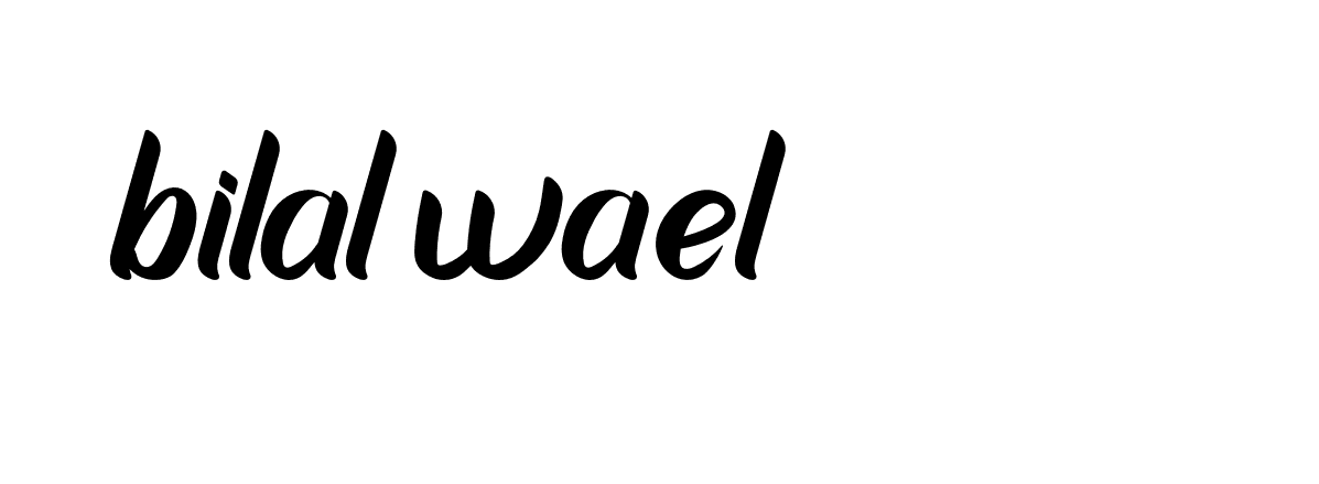 Signature of bilal-wael