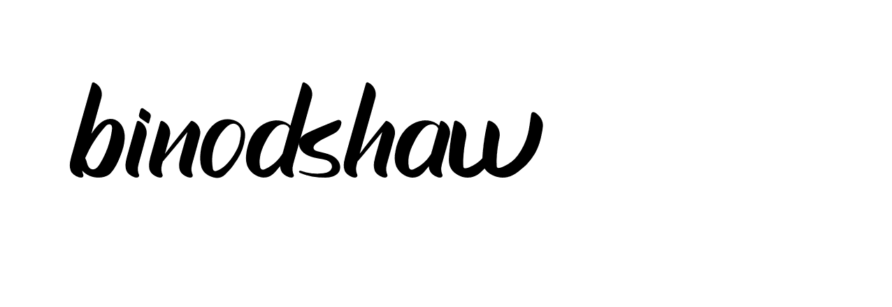 Signature of binodshaw