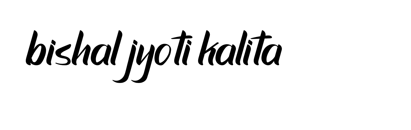 Signature of bishal-jyoti-kalita