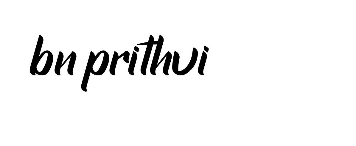 Signature of bn-prithvi