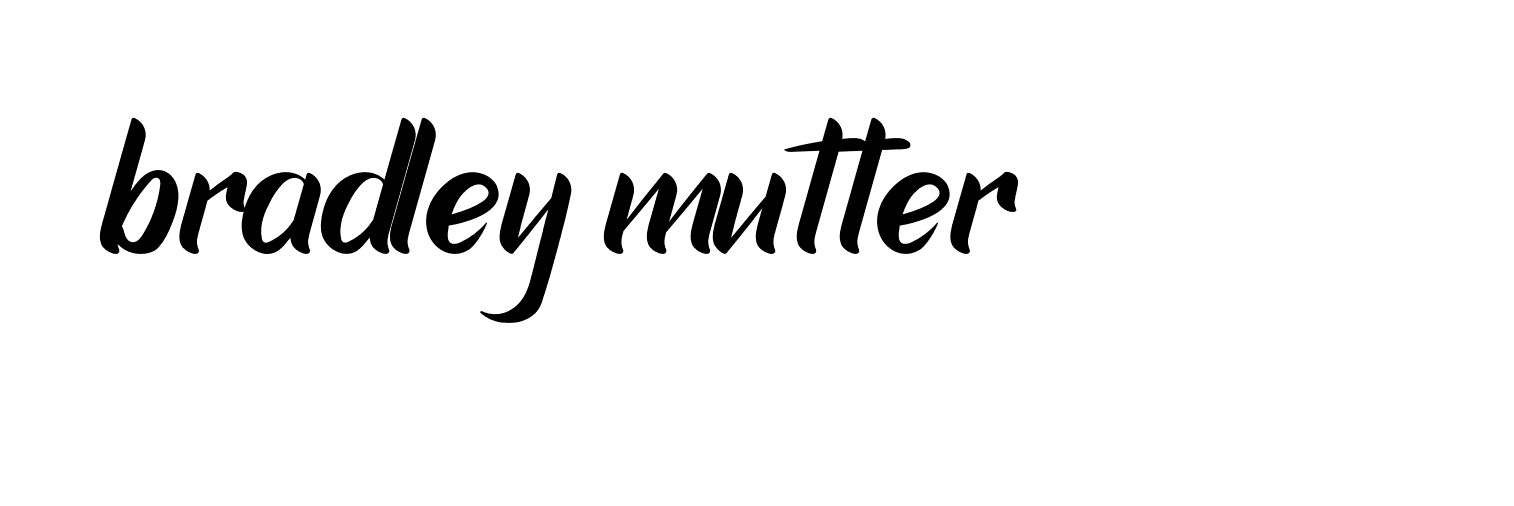 Signature of bradley-mutter