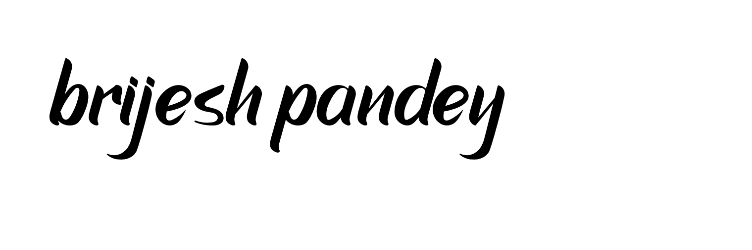 Signature of brijesh-pandey