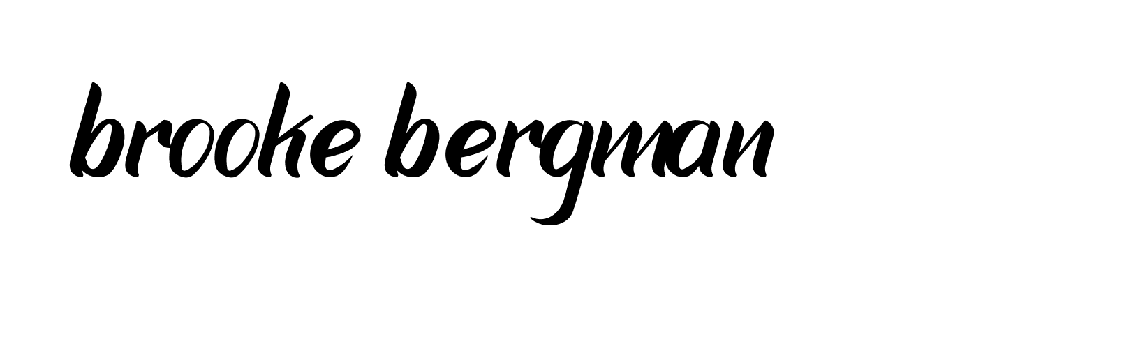 Signature of brooke-bergman