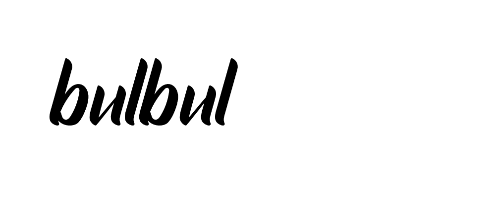 Signature of bulbul-