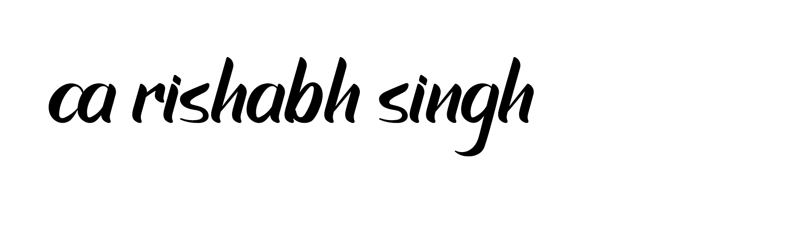 Signature of ca-rishabh-singh-