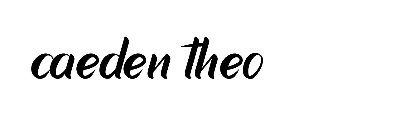 Signature of caeden-theo