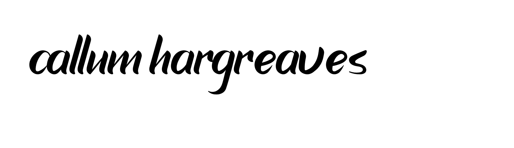 Signature of callum-hargreaves