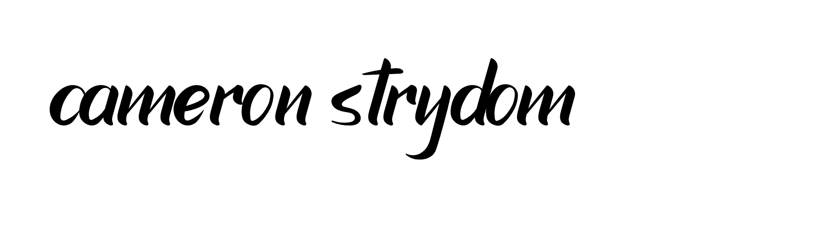 Signature of cameron-strydom