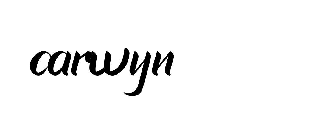 Signature of carwyn