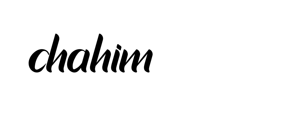 Signature of chahim