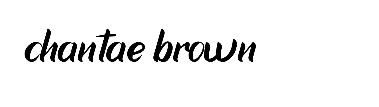 Signature of chantae-brown