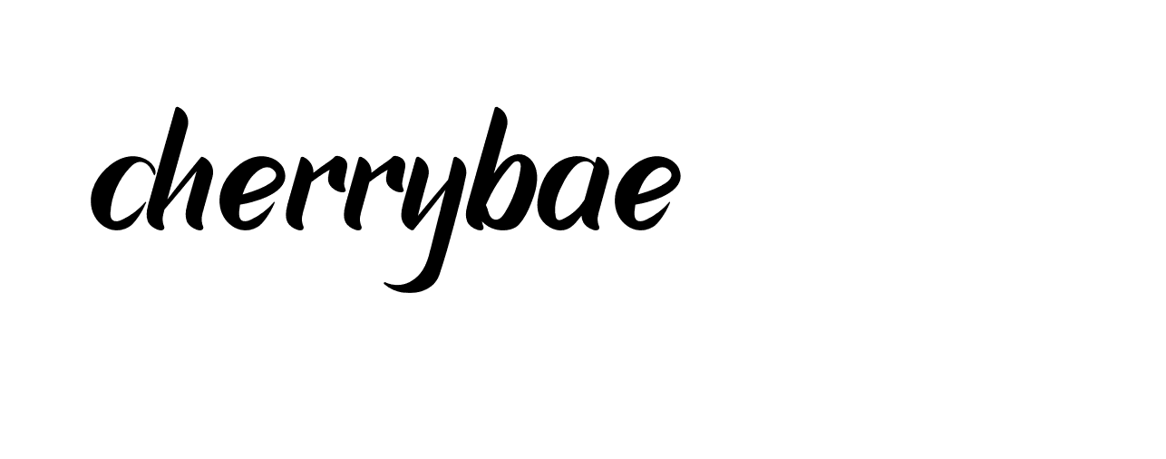 Signature of cherrybae-