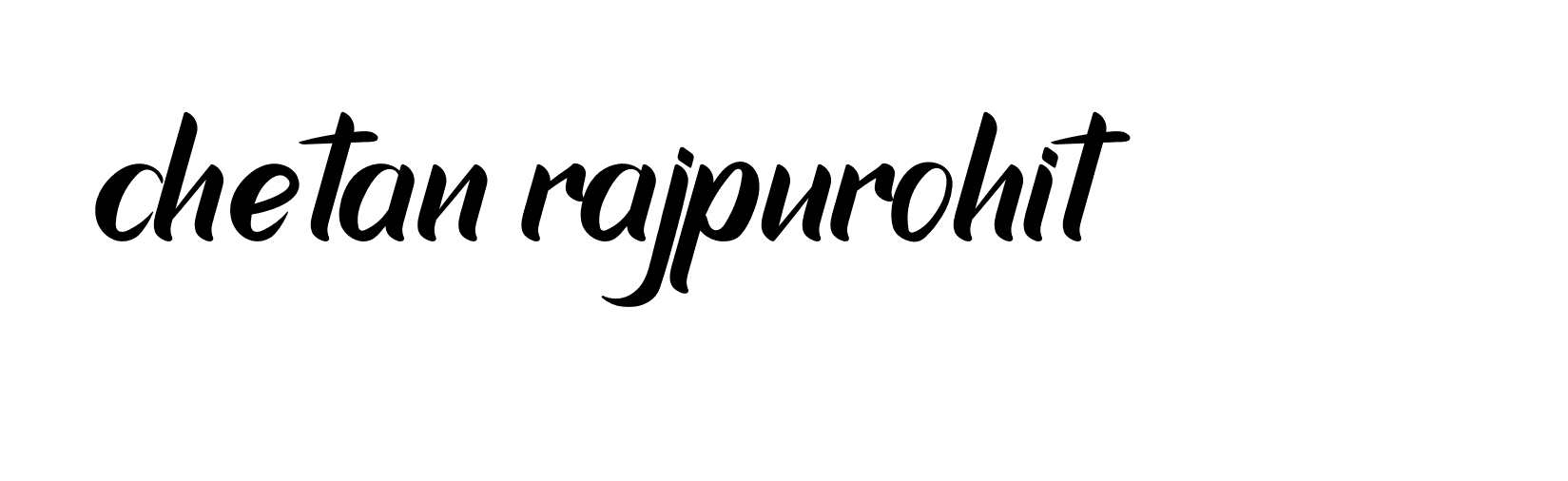 Signature of chetan-rajpurohit