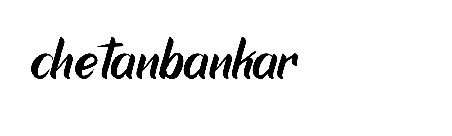 Signature of chetanbankar